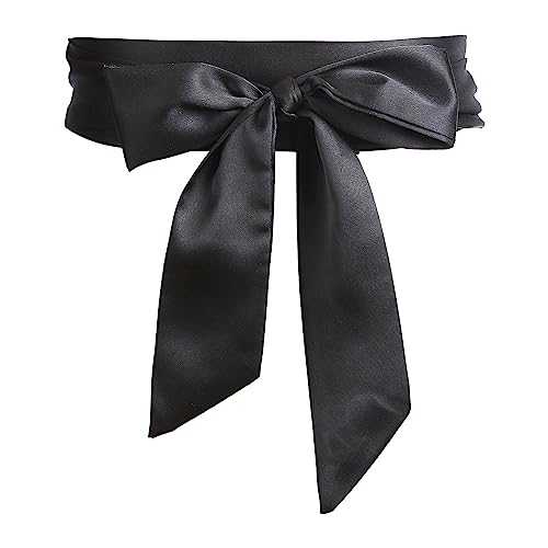 Lusofie Sash Belt for Bridal Double Side Satin Belt Smooth Dress Belt for Women Wedding Bridesmaid Bridal Belt