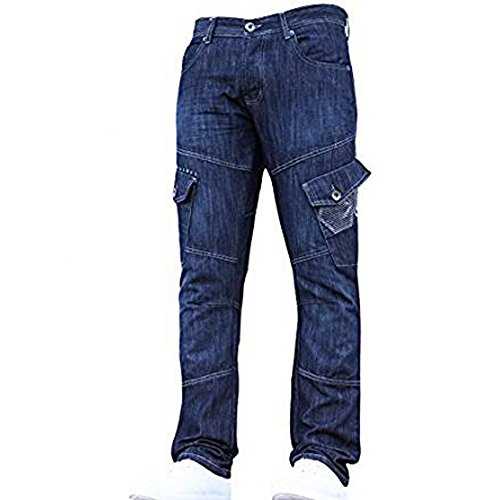 CrossHatch Men's cargo straight jeans