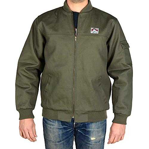 Ben Davis Men's Quilted Lined Bomber Jacket
