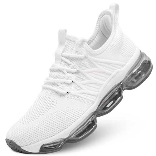 Mens Running Shoes Air Cushion Walking Basketball Sneakers Fashion Tennis Breathable Sport Gym Fitness Cross Trainers
