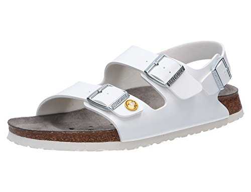 Milano Birko-flor Esd Unisex Professional Shoes Milano Antistatic Birko-Flor White Size 5 - Narrow Footbed