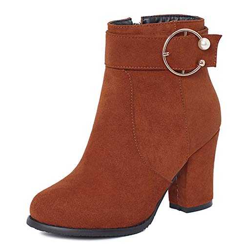 Fashion Women Ankle Boots with Block Heel