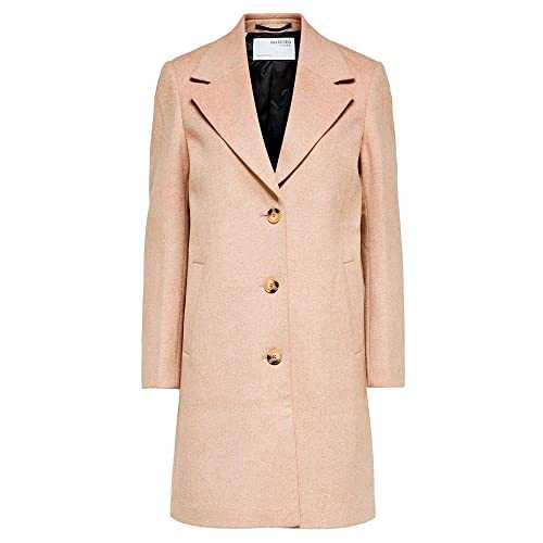 SELECTED FEMME Women's Slfnew Sasja Wool Coat B