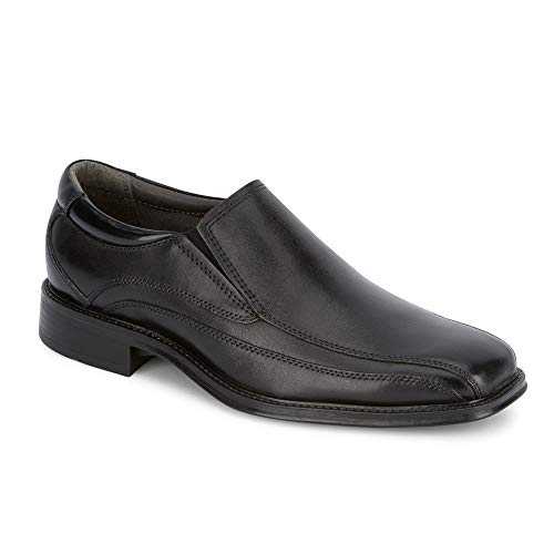 Dockers Women's Mens Franchise Leather Dress Loafer Shoe Oxfords, Black, 13 UK