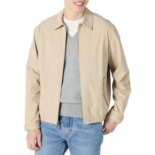 Amazon Essentials Men's Relaxed-Fit Lightweight Wind-Resistant Stretch Bomber Jacket