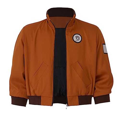 Disco Elysium Cosplay Costume Bomber Jacket Orange Kim Kitsuragi Jacket Coat Aerostatic Pilot Jacket for Men