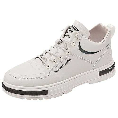 Stylish Shoes for Men Men Fashion Walking Sneakers Non Slip Work Shoes Comfortable Leather Casual Athletic Tennis Shoes Sneaker Roller Skates for Men