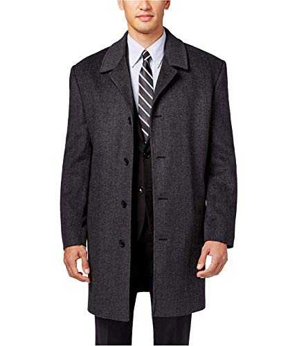 London Fog Men's Signature Wool-Blend Topcoat