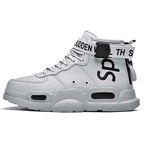 Fashion Mens Trainers High Tops Sneakers Basketball Walking Sports Athletic Tennis Running Shoes