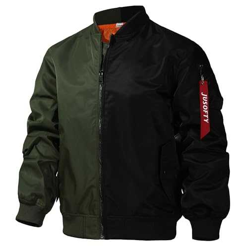 Bomber Jacket Men Casual Lightweight Cyberpunk Jacket Fashion Zip Up Windbreaker Techwear Streetwear Multi-Pocket Coat