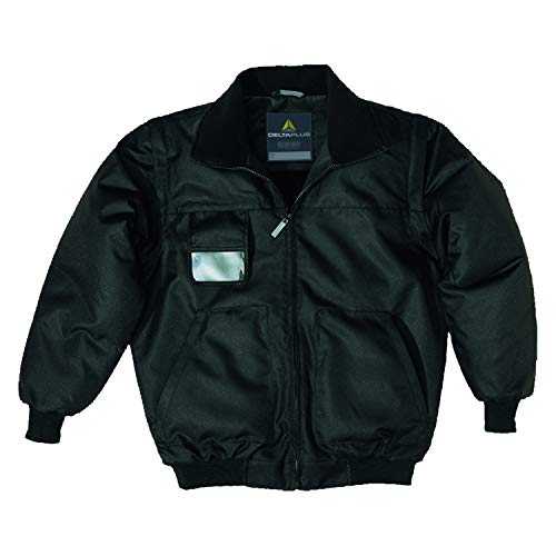 Delta Plus Reno Black Mens Bomber Jacket Coat Security Bouncers Doorman (Medium)