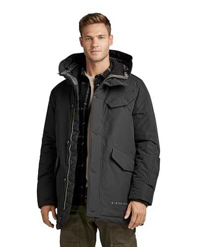 G-STAR Men's Vodan Padded Hooded Parka Jackets