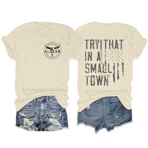 Pairxily Womens Oversized Graphic Country Concert Tees Vintage Cowgirl Western Shirts Rock Band T Shirts Cotton Loose Fit