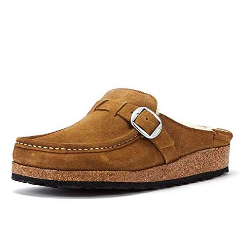 Unisex Buckley Shearling Suede Sandals