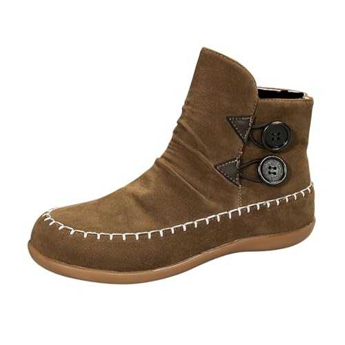 Ladies Wide Fit Boots Leather Chunky Womens Brown Boots Womens Chelsea Boots Brown Brown Ladies Boots Ladies Brown Suede Ankle Boots Flat