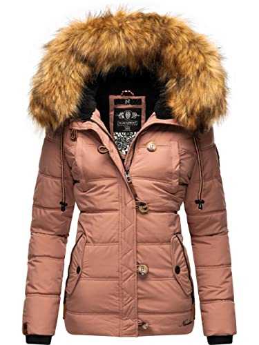 Navahoo Zoja Women's Winter Jacket Quilted Jacket with Removable Faux Fur XS - XXL