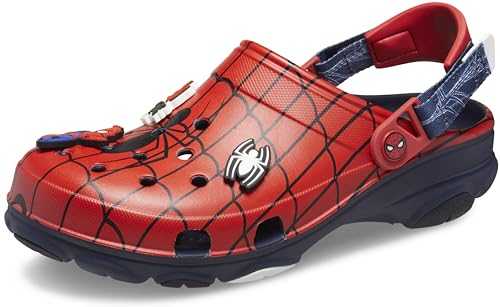 Unisex-Adult Marvel Superhero Clogs, Spiderman, Black Panther and Captain America Shoes