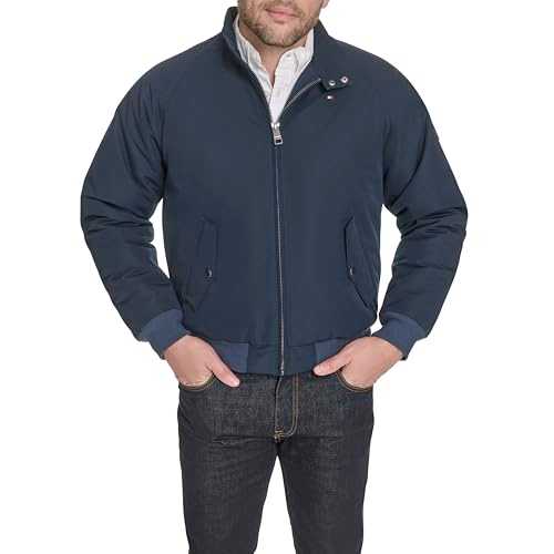 Tommy Hilfiger Men's Highland Cloth Modern Bomber Jacket