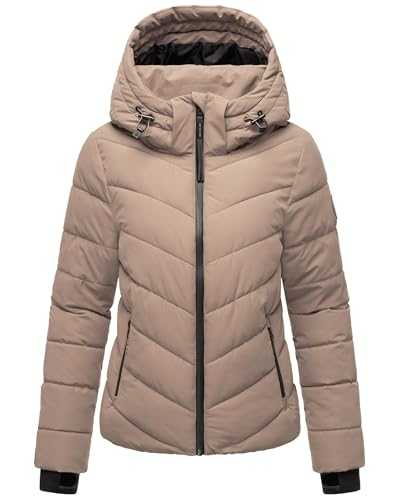 Marikoo Women's Winter Jacket with Hood | Windproof & Weather-Resistant Puffer Jacket | Quilted Coat | Samuiaa XVI XS-3XL