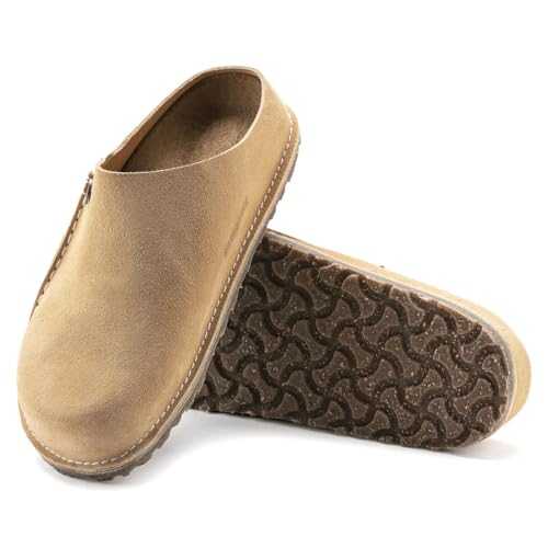 Zermatt Suede Clogs with Cork Latex Footbed, Various Colours and Sizes