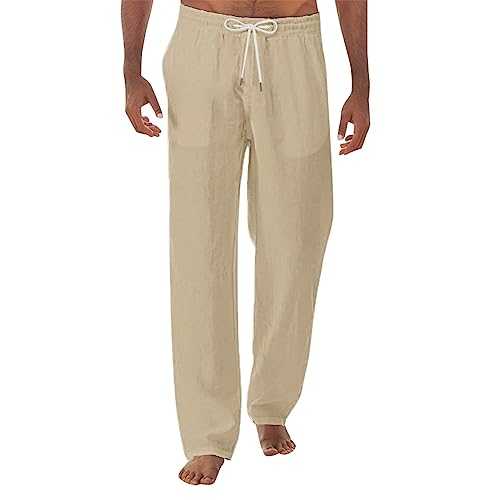 and Men's Style Cotton Summer Trousers Fashionable Pants Parachute for Men Brown Baggy Mens Camo Cargo Work