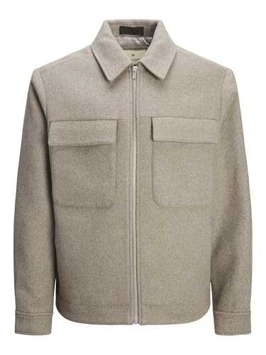 JACK & JONES Men's Jprblurussel Wool Blend Jacket Sn Short
