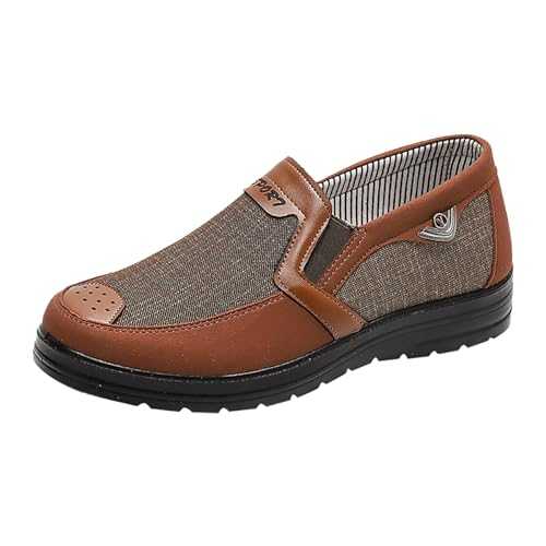 Mens Leather Loafers Breathable Driving Shoes Comfort Fashion Walking Flat Oxfords Casual Leather Shoes Comfy Slip on Business Dress Shoes Moccasins Formal Shoes UK Size