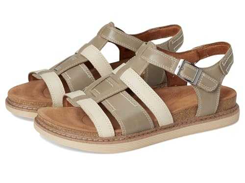 Women's Arwell Sun Sandal, Stone Combi Leather, 4.5 UK Wide