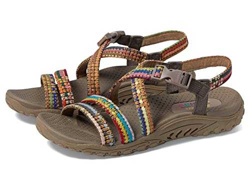 Damen Reggae – Sew Me – Boho Gewebte Riemchenslingback Sandale