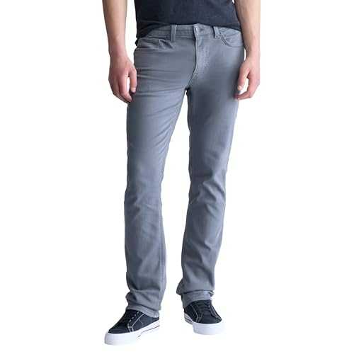 Buffalo David Bitton Men's Non-Denim Straight Leg Six French Terry Pants with Cotton Blend Stretch