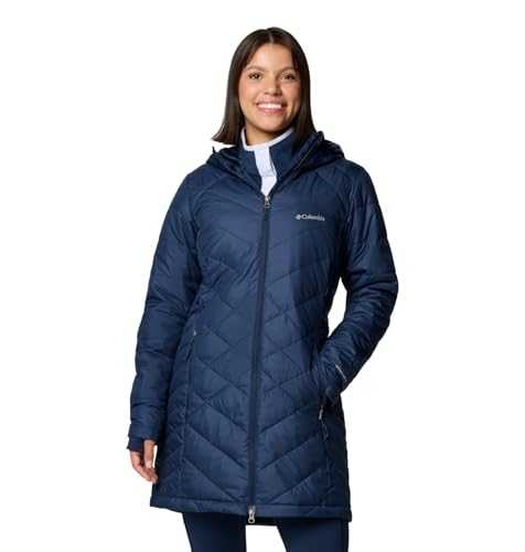 Columbia Women's Heavenly Long Hdd Jacket Hooded Puffer Jacket