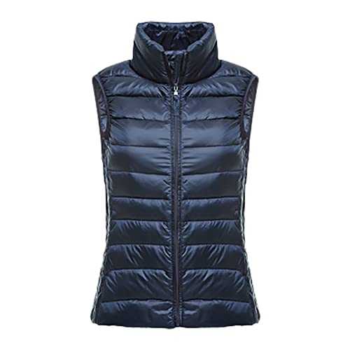 Cocila Womens Plus Size Waistcoat Lightweight Quilted Body Warmer Hooded Gilets Bodywarmer Winter Zipper Padded Warm Coat Thicken Sleeveless Down Jacket Zip Up Winter Vest with Pockets S-4XL