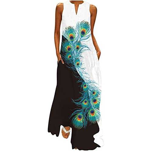 Women Summer Dress, Loose Fit Casual Comfy Dresses Comfortable Soft Ladies Dress