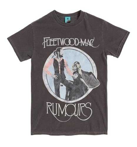 TruffleShuffle Fleetwood Mac Rumours Vintage Wash Charcoal T Shirt