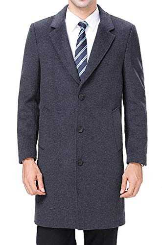 Men's Classical France Style Business Formal Warm Wool Coat #001F1W123