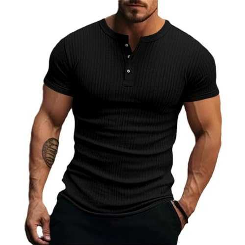 BERCIELY Mens Polo Shirt Comfortable Classic All-Match Mens Short Sleeve Youth Personality Trend Mens Casual T-Shirt Slim Fit Stand-Up Collar Mens Fashion Tops