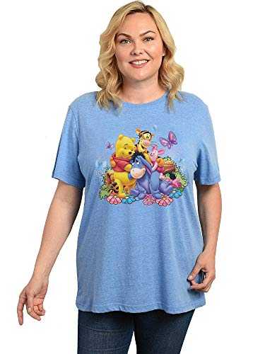 Disney Womens Winnie The Pooh Plus Size T-Shirt Eeyore Piglet Tigger