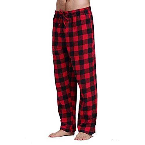 Pyjama Bottoms Mens Stretch - Lightweight Work Trousers Men Slim Fit Straight Fit Cargo Trousers Athletic fit Tracksuit Jogging Bottoms Regular Fit Workout Trousers Elastic Waist Drawstring Pants