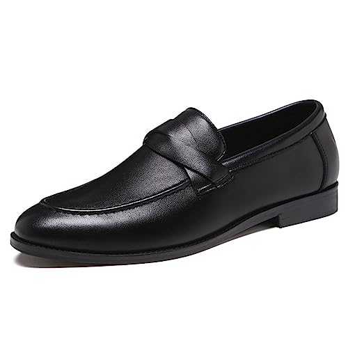 Mens Loafers Driving Moccasin Shoes Non-Slip Business Oxfords Shoes for Men Evening Uniform Party Work Office