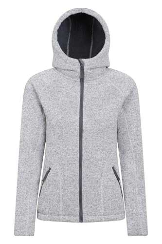 Mountain Warehouse Nevis Full Zip Womens Fleece Jacket - Lightweight, Compact & Breathable Coat with Pockets - For Spring Summer Walking &Travelling