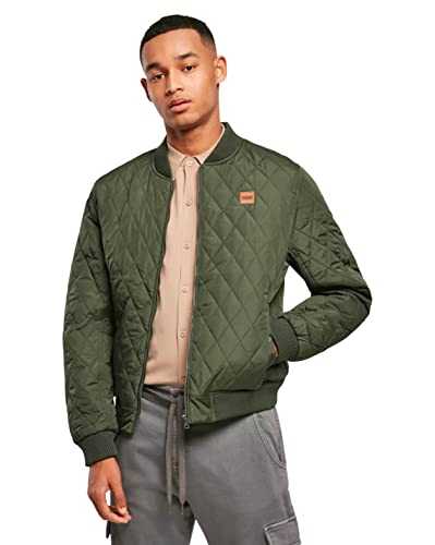 Urban Classics Men's Diamond Quilt Nylon Jacket