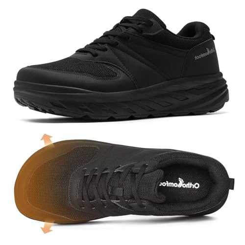 Men's Orthopedic Diabetic Wide Walking Sheos: Comfortable Arch Support Plantar Fasciitis Sports Running Sneakers, Casual Swollen Bunion Work Tennis Walking Shoes for Foot and Heel Pain Relief