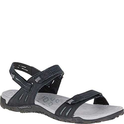 Merrell Women Terran Strap II Heels Sandals, Black (Black), 8.5 UK