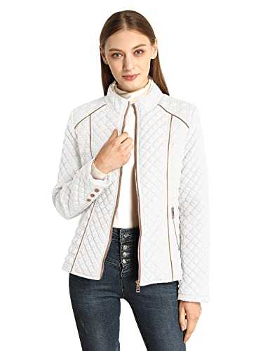 XULIKU Women's Quilted Jackets Lightweight Long Sleeve Stand Collar Padding Short Puffer Coat for Women Fall Winter