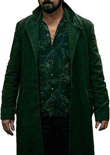 SF FASHIONS Billy Mens Black Butcher Coat - Boys Fashion Trench Coat Men Wool & Cotton