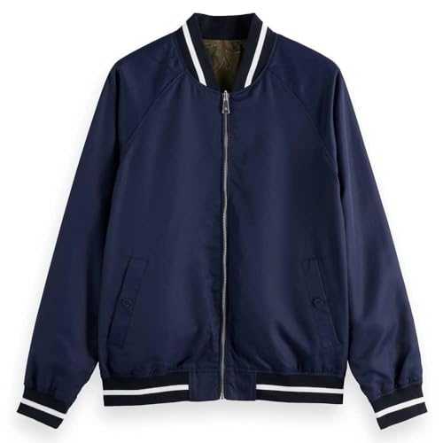 Scotch & Soda Men's Reversible Bomber Jacket