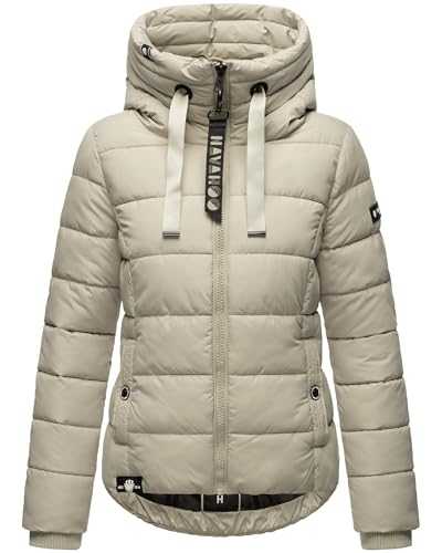 Navahoo Amayaa Women's Winter Jacket Warm Quilted Jacket with High Collar and Adjustable Hood XS - XXL