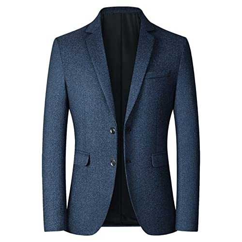 Suit Slim Fit Winter Trend Solid Color Brushed Suit Collar Single Two Buttons Slim Fit Round Hem Pocket Small Suit Casual Jacket Jacket Pant