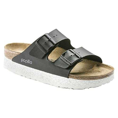 Unisex - Adult Arizona 51061, Birko-Flor Clogs & Mules (Regular), Monochrome Marble Black, 9.5 UK