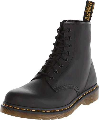 Dr Martens 1460, William Blake 8-Eye, Unisex Leather Lace Up Boots, Black, 11 UK (46 EU)